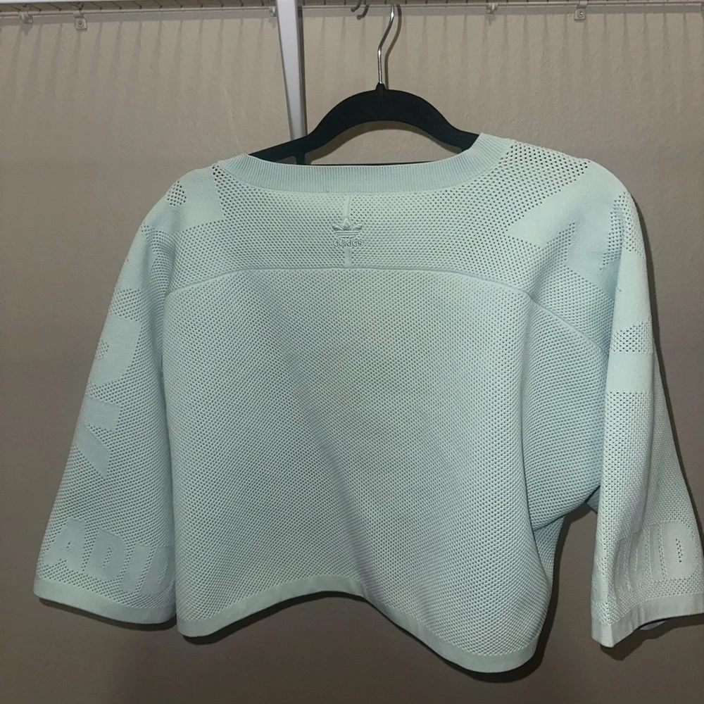 IVY PARK x ADIDAS DRIP 2 KNIT JERSEY CROP TOP - Picture 6 of 6